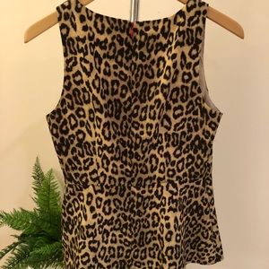 Leopard Sleeves Top